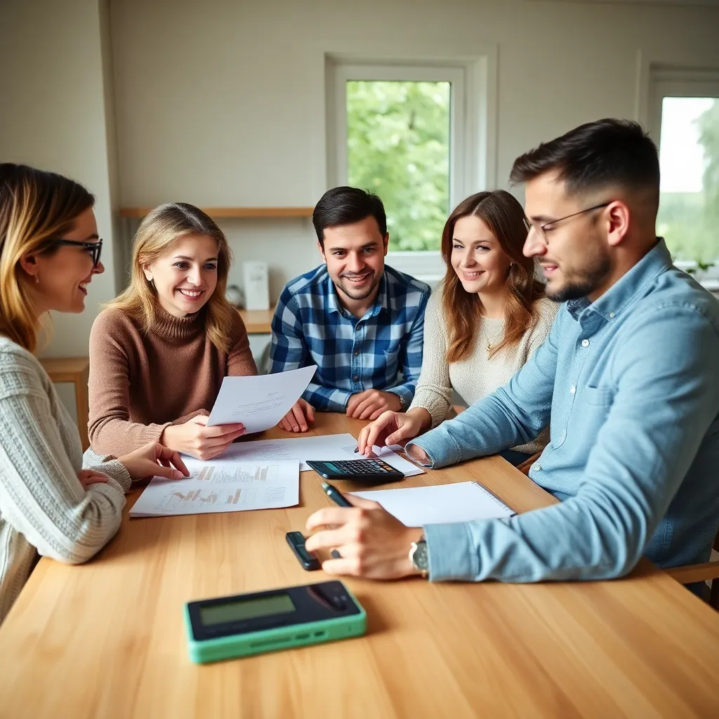 Financieel adviseur bespreekt voortgang met cliënt aan de hand van grafieken