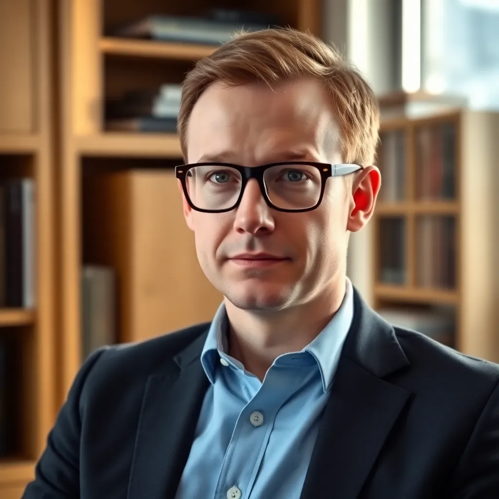 Persoon analyseert financiële documenten en grafieken op bureau