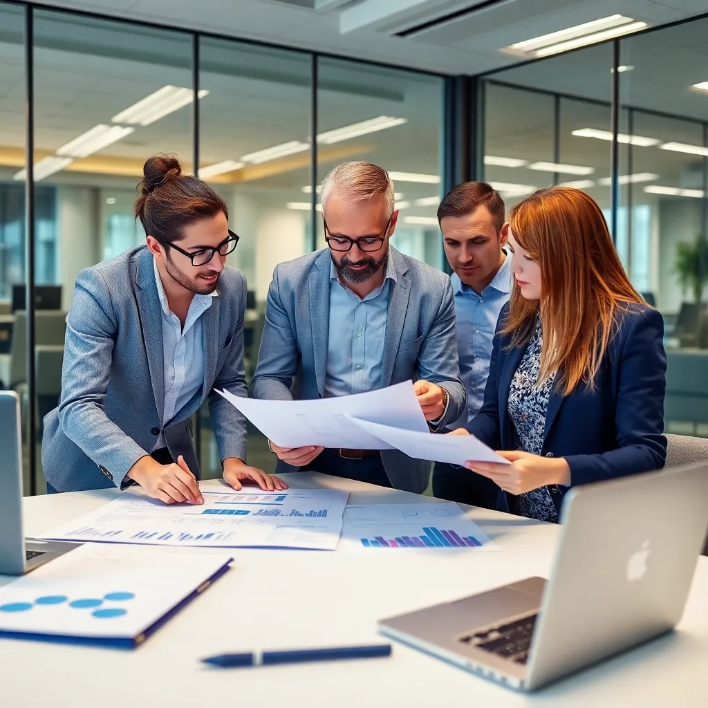 Nederlands gezin dat samen financiële planning doet